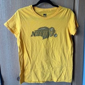 NDSU bling tee (gold)